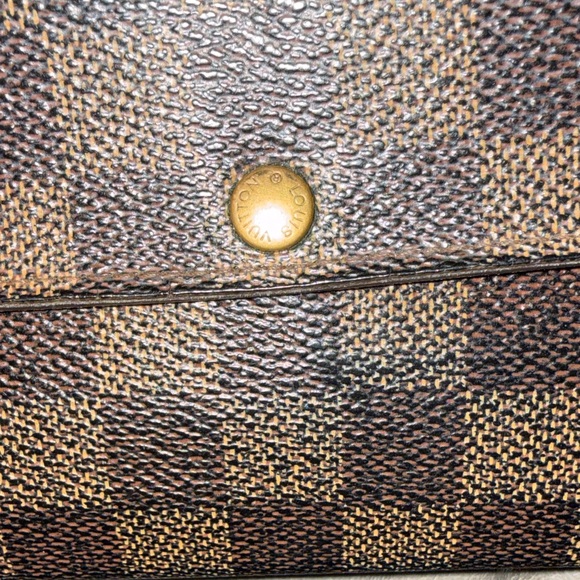 Louis Vuitton Brown Checkered Wallet
